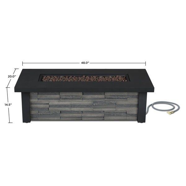 Real Flame Berthoud Steel Propane/Natural Gas Fire Pit Table & Reviews